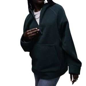 Topshop fleece 1/4 zip pullover